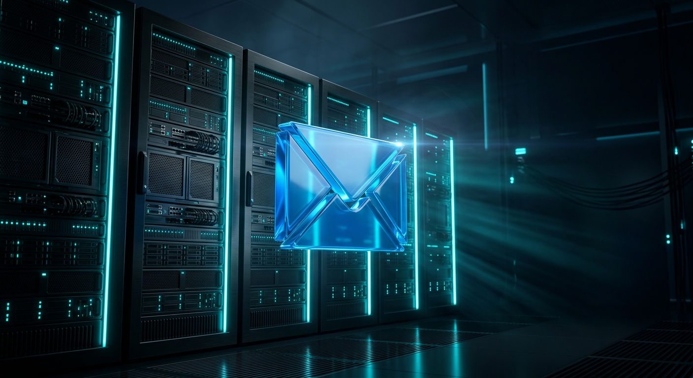Dedicated SMTP server racks powering bulk email sending for businesses in Nigeria